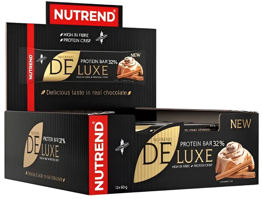 Deluxe Protein Bar Strawberry Cheesecake - 12 x 60g - Nutrend - Maistas