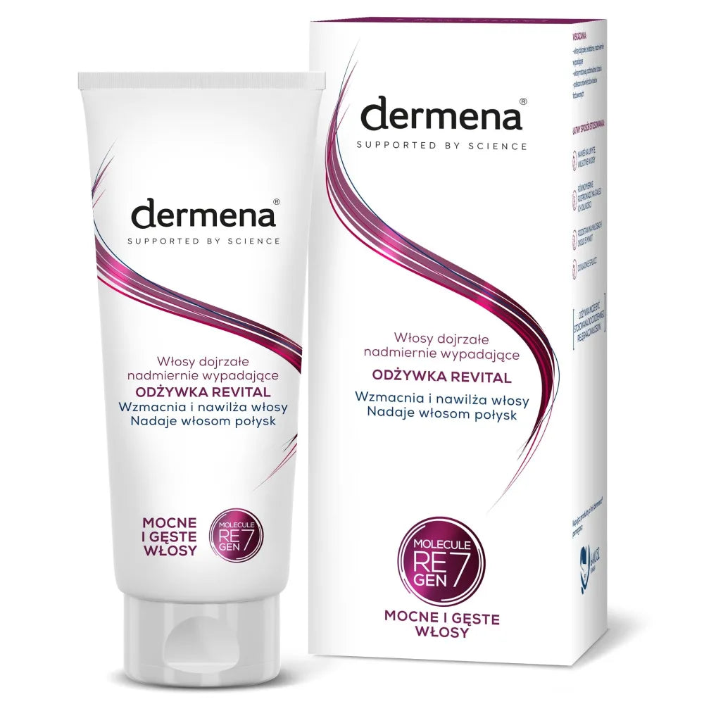 DERMENA Revital Moisturizing - Stiprinantis kondicionierius brandiems pernelyg slenkantiems plaukams 200ml - Kosmetika