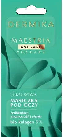 DERMIKA Maestria Anti-Age Terapija Prabangus akių kaukė mažinanti raukšles ir tamsius ratilus - bio kolagenas 5%