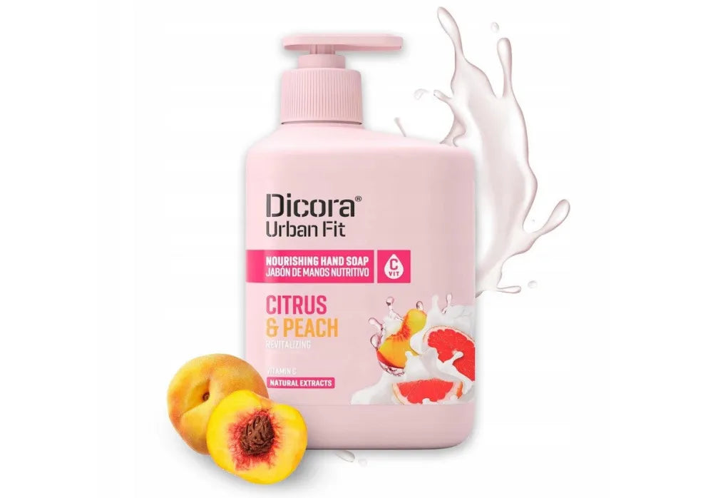 DICORA Urban Fit rankų ploviklis su citrusų ir persikų aromatu 500 ml - Kosmetika