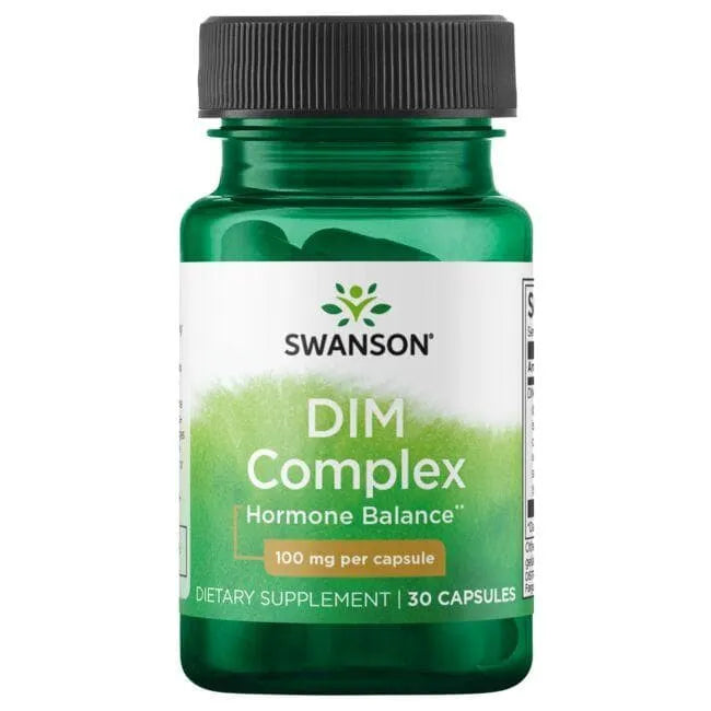 DIM Complex - Hormonų Balansas - 100 mg - N30 - Swanson - Papildai