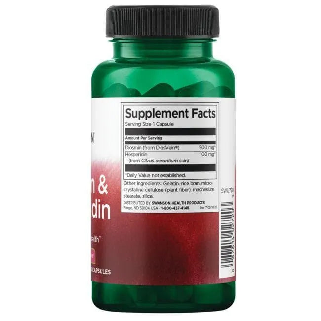 Diosmin & Hesperidin - N60 - Diosminas ir hesperidinas - Swanson - Papildai