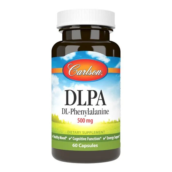 DLPA 500mg - 60 caps - Carlson Labs - Papildai