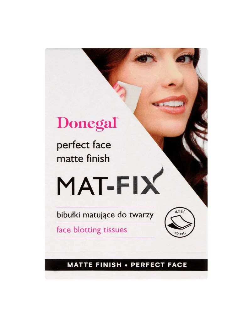DONEGAL Matantis ir gaivinančios veido servetėlės Mat - Fix (4496) 1 pakuotė. - 50 vnt. - Kosmetika