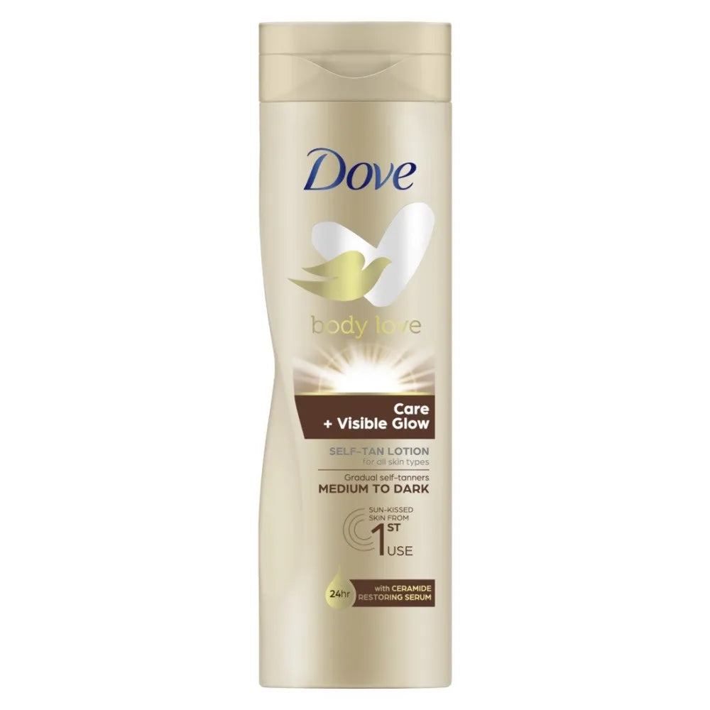 DOVE Body Love Bronzing lotion - Savarankiškas įdegis Tamsus 250 ml - Kosmetika