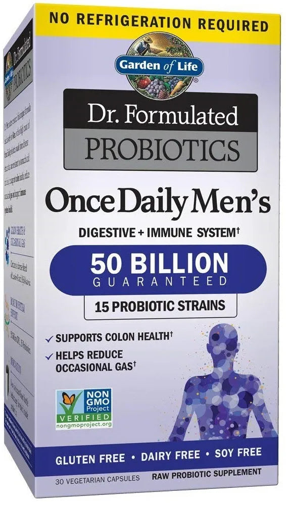 Dr. Formulated Probiotics Once Daily Men’s - 30 vcaps - Garden of Life - Papildai
