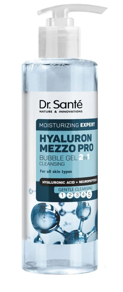 DR.SANTE Hyaluron Mezzo Pro 2-in-1 Face Wash Gel 200 ml - Kosmetika