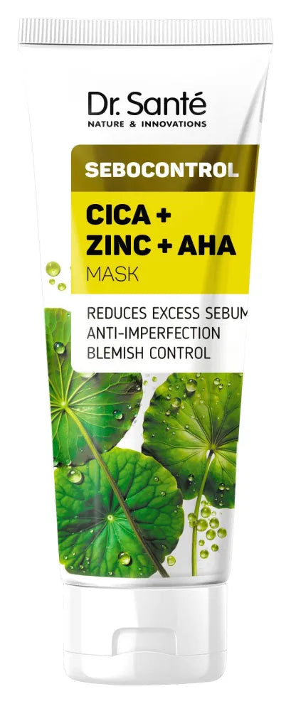DR.SANTE Sebocontrol Balancing Face Mask Cica + Zinc + AHA 75 ml - Kosmetika