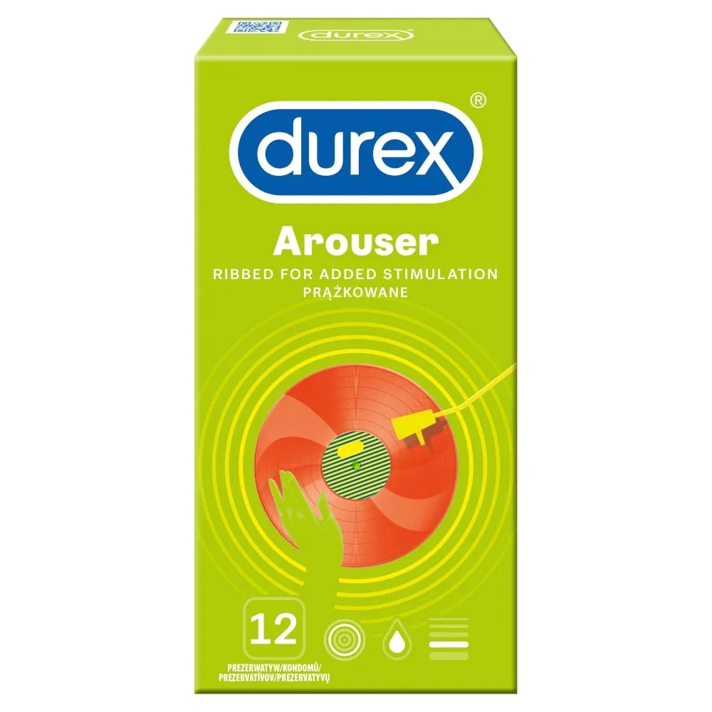 DUREX Arouser prezervatyvai 1 pakuotė - 12 vnt. - Medicinos ir slaugos prekės