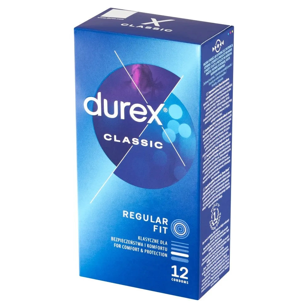 DUREX Classic Condoms 1 pakelis - 12 vnt. - Kosmetika
