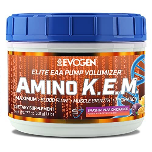 Amino K.E.M. EAA, Smashin' Passion Orange - 501g - Evogen