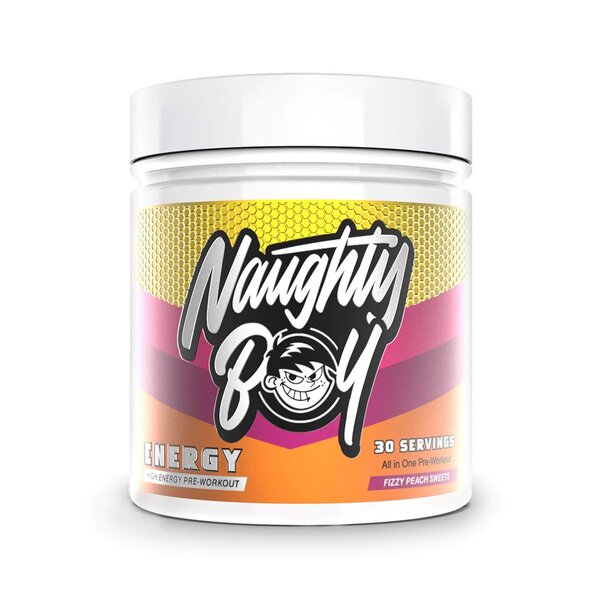 Energy, Fizzy Peach Sweets - 390g - Naughty Boy