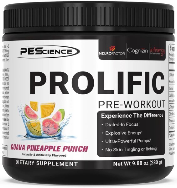 Prolific, Guava Pineapple Punch - 280g - PEScience