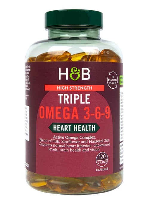High Strength Triple Omega 3-6-9 - 120 caps - Holland & Barrett