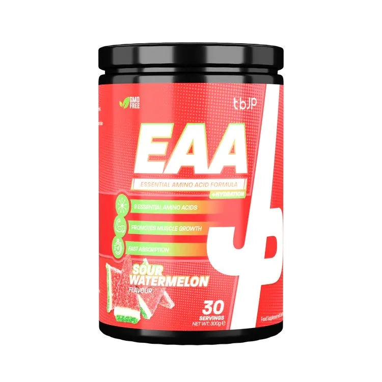 EAA + Hydration Sour Watermelon - 300g - Trained by JP - Sporto papildai