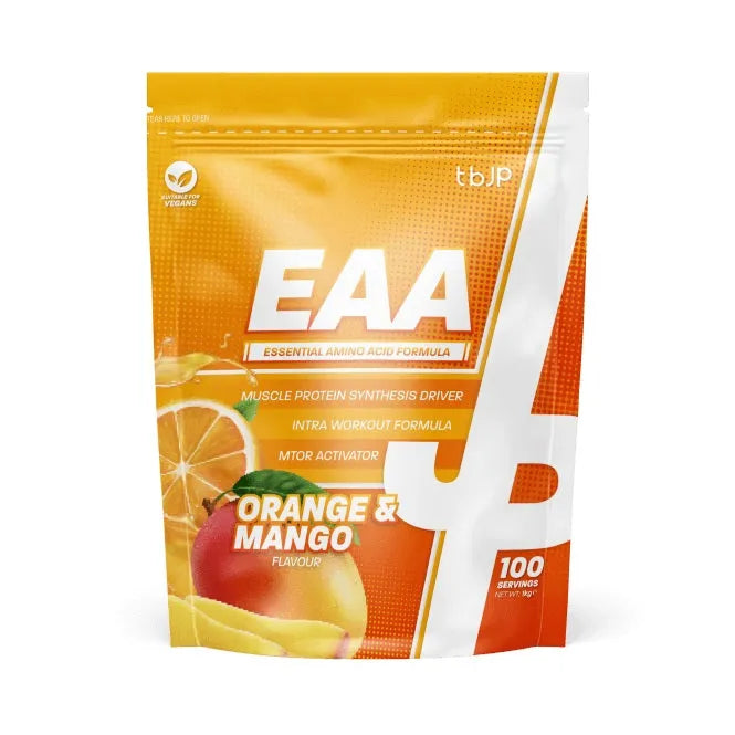 EAA apelsīnu un mango - 1000g - Trained by JP - Sporta uztura bagātinātāji