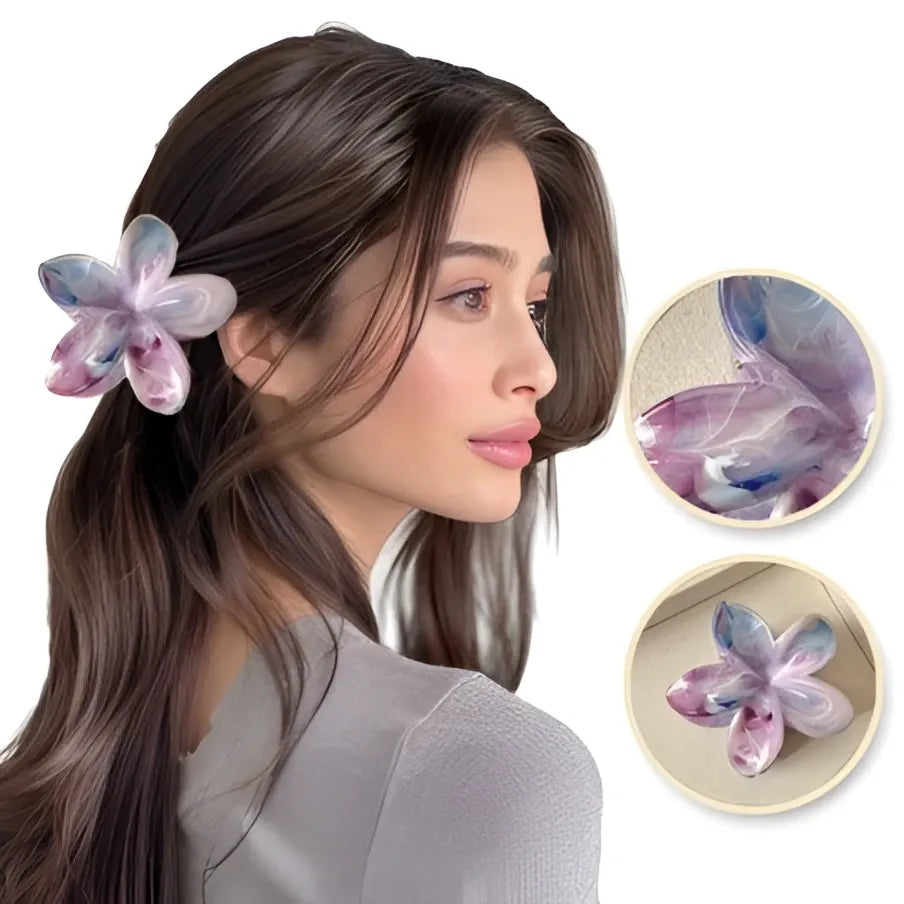 ECARLA Hair clip - gėlė SP349 - Kosmetika