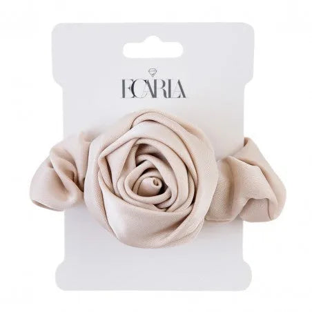 ECARLA hair tie - GUM163K cream rose - Kosmetika