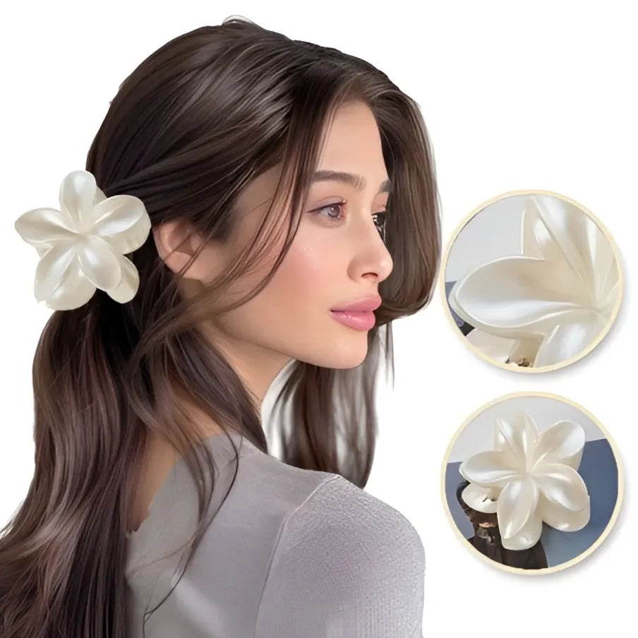 ECARLA Hairpin buckle XL gėlė Perlų 7 - Kosmetika
