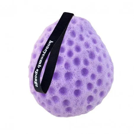 ECARLA Honeycomb purple sponge for wet body wash 10 cm - gentle scrubbing - Kosmetika