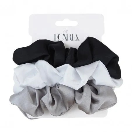 ECARLA Ties - scrunchie hair frills Pin Up (GUM167) - 1 op. - 3 pcs. - Kosmetika