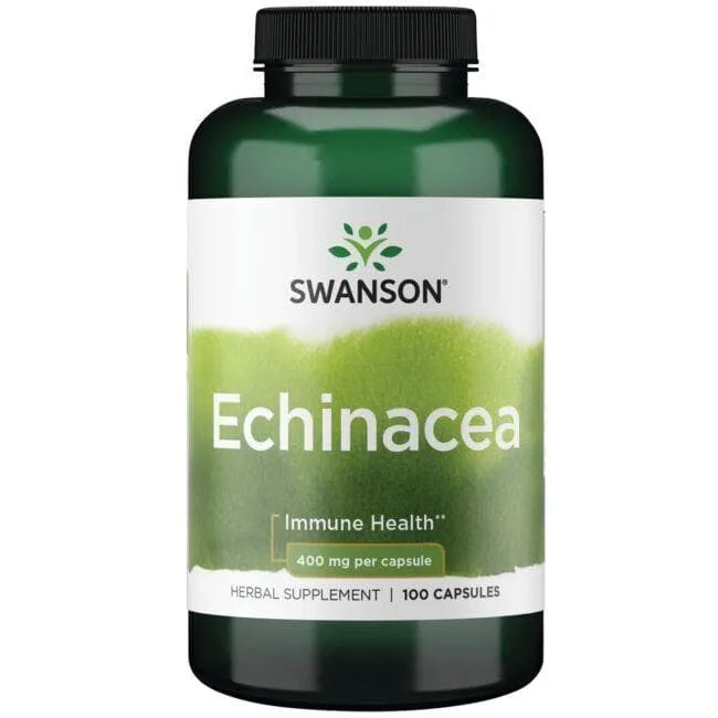 Echinacea - Ežiuolė - 400 mg - N100 - Swanson - Papildai