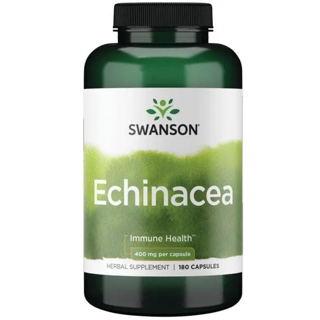 Echinacea - Ežiuolė - 400 mg - N180 - Swanson - Papildai