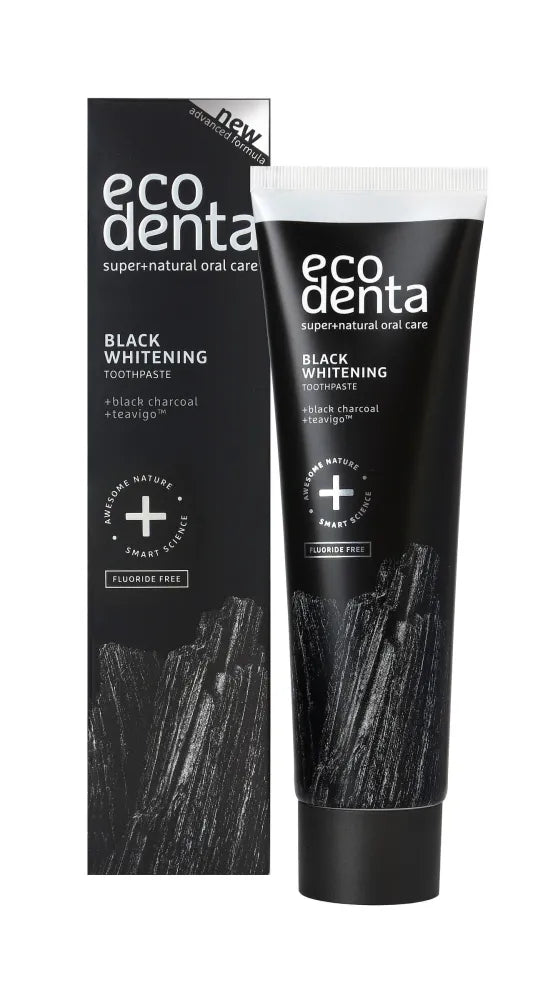 ECODENTA Balinanti Dantų Pasta su Aktyvinta Anglimi Extra 100ml - Kosmetika