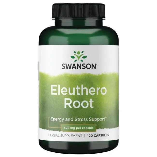 Eleuthero Root - 425 mg - N120 - Eleutero šaknis - Swanson - Papildai