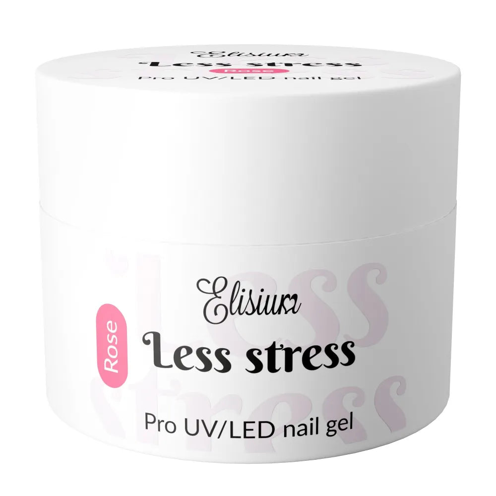 ELISIUM Less Stress Builder Nagų Statybos Gelis - Rožinis 40ml - Kosmetika