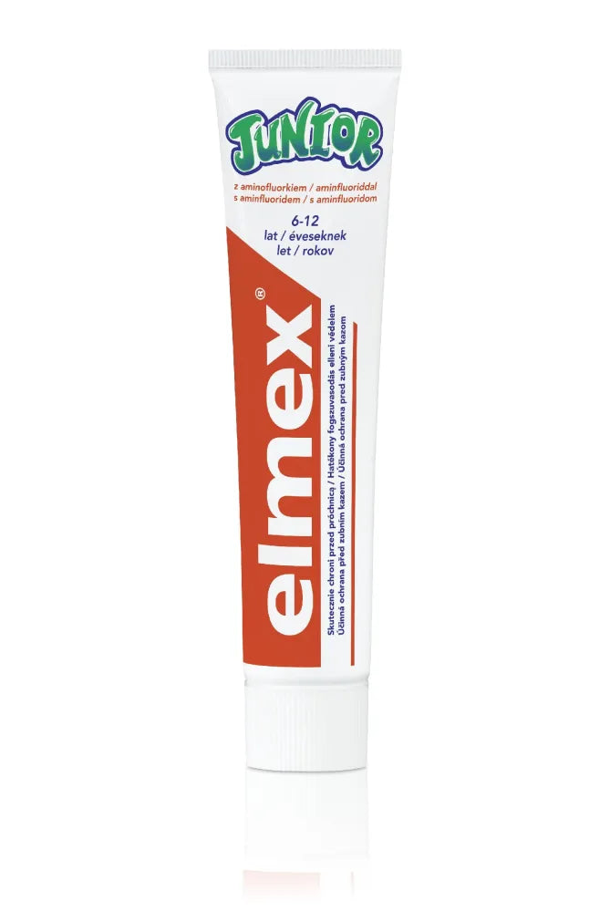 Elmex dantų pasta vaikams Junior 6-12 metų 75ml - Kosmetika