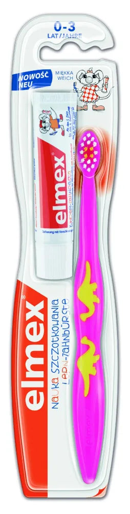 Elmex Toothbrush for children 0-3 years soft - mokymasis valyti dantis - Kosmetika