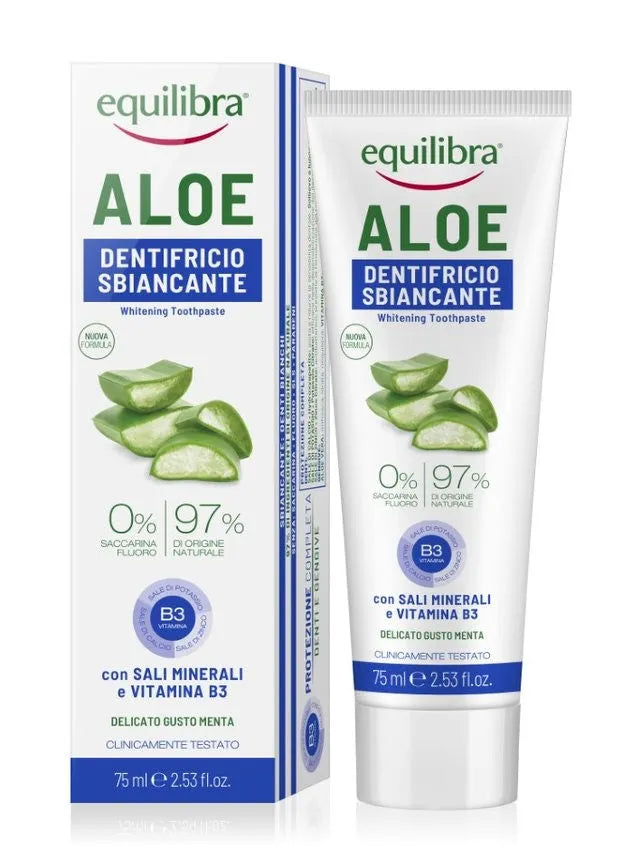 EQUILIBRA Balinantis Aloe Dantų Pasta 75ml - Kosmetika