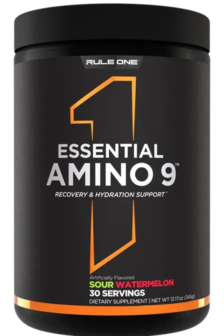 Essential Amino 9 Sour Watermelon - 345g - Rule One - Sporto papildai