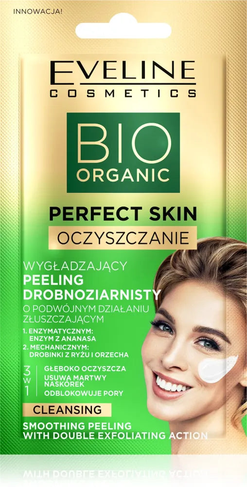 Eveline Bio Organic Perfect Skin Smoothing Smulkus šveitimas 8ml - Kosmetika