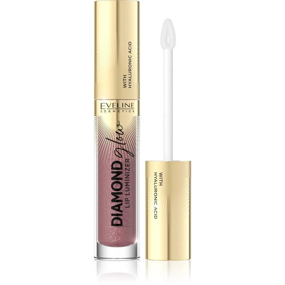 Eveline Diamond Glow Lip Luminizer Lūpų blizgesys su hialurono rūgštimi nr. 11 4.5ml - Kosmetika