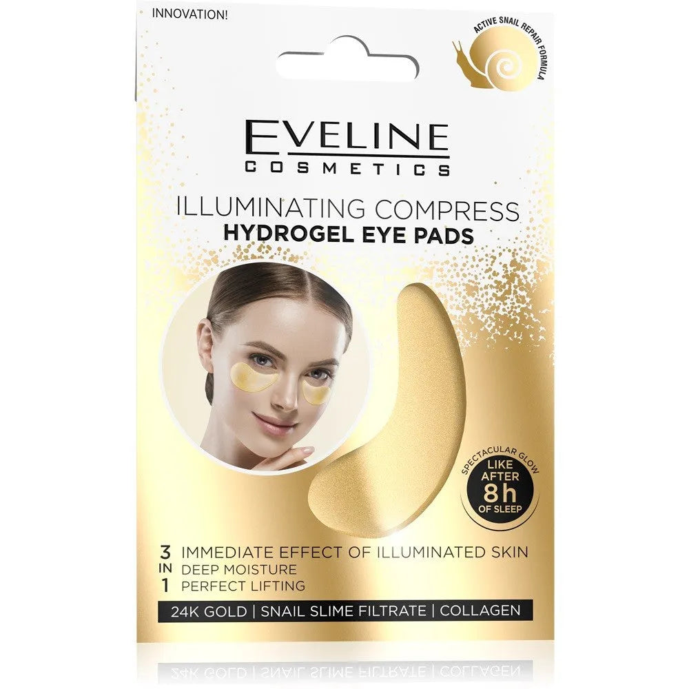 EVELINE HYDROGEL Apšviečiančios paakių kaukės - Kosmetika