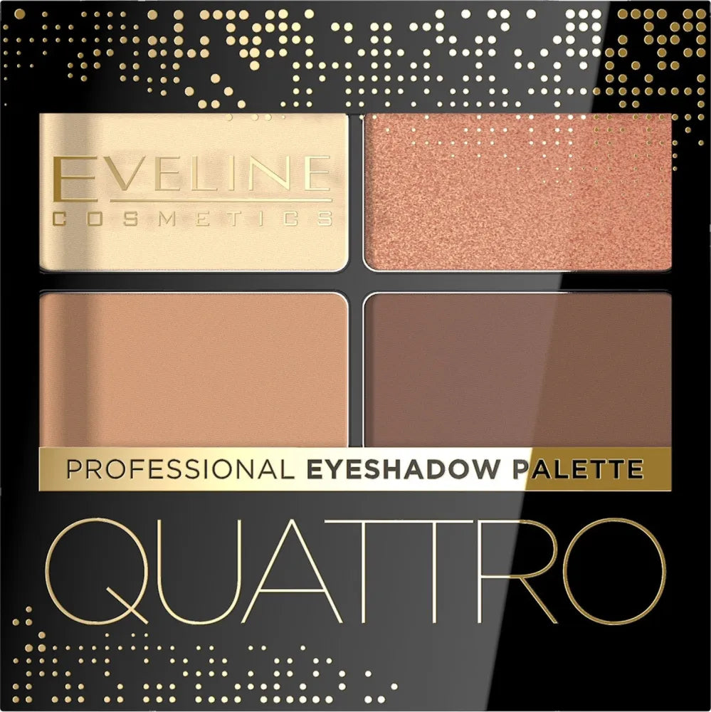 Eveline Quattro Eyeshadow Quad Nr. 01 3.2g - Kosmetika