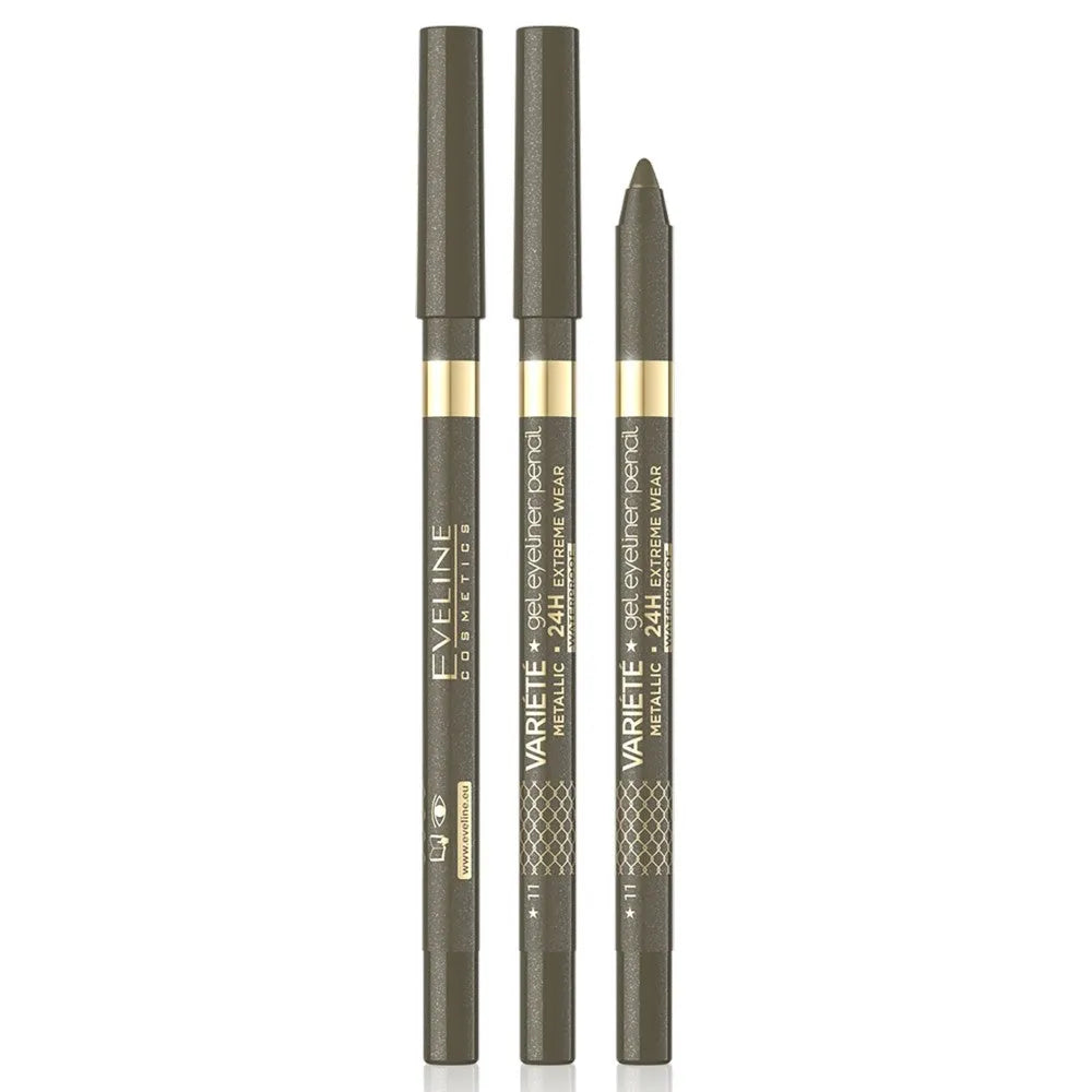 EVELINE Variety Gel Pieštukas Akims Nr. 11 - Khaki - Kosmetika