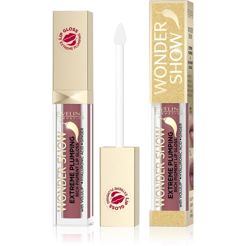 EVELINE Wonder Show Lip Gloss putlinančios lūpos nr. 04 Angel Kiss 6.8 ml - Kosmetika