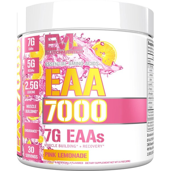 EAA 7000, Pink Lemonade - 309g - EVLution Nutrition