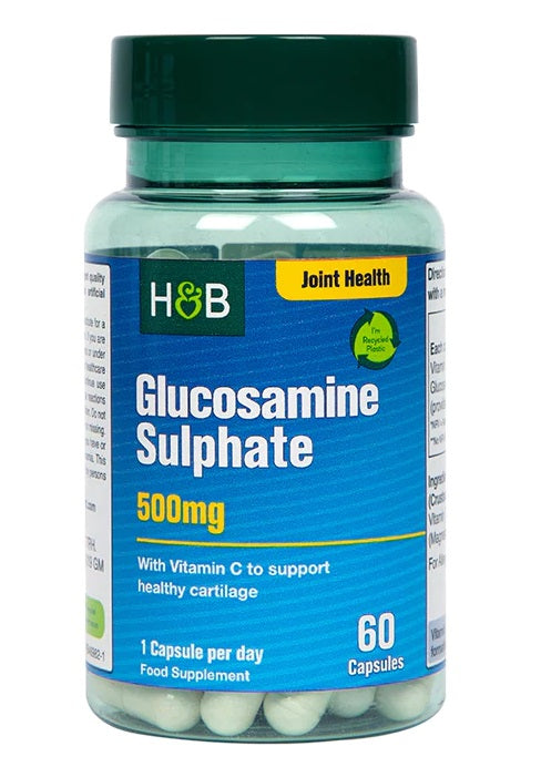 Glucosamine Sulphate, 500mg - 60 caps - Holland & Barrett