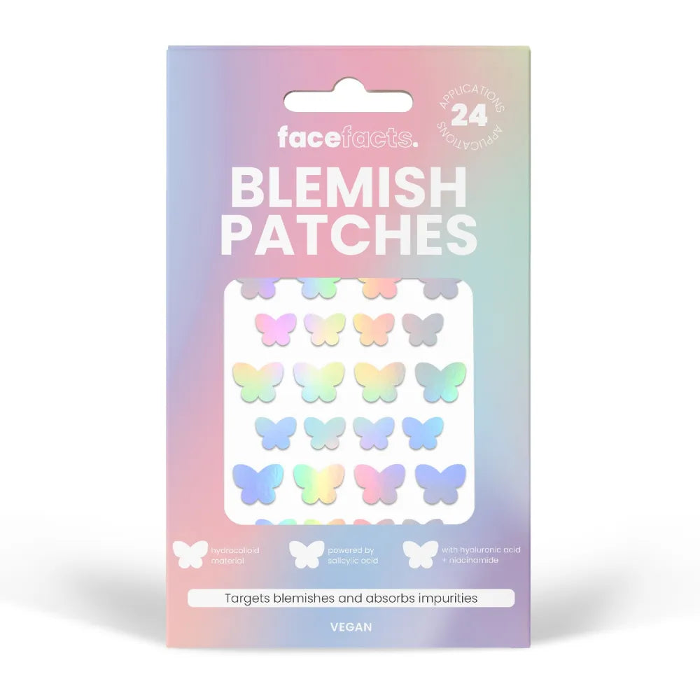 Face Facts Blemish Patches - Holographic Butterflies - Kosmetika
