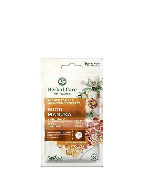 Farmona Herbal Care Brightening veido kaukė Manuka honey 2 x 5ml - Kosmetika