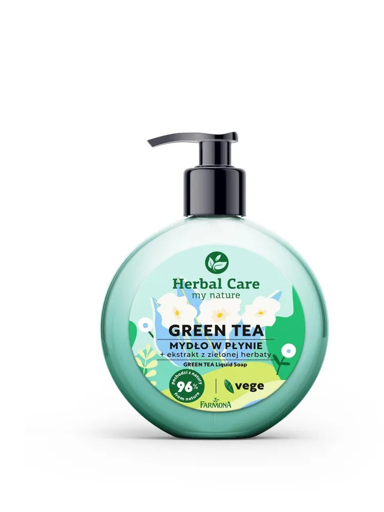 FARMONA Herbal Care Liquid soap - ŽALIOSIOS ARBATOS 400ml - Kosmetika