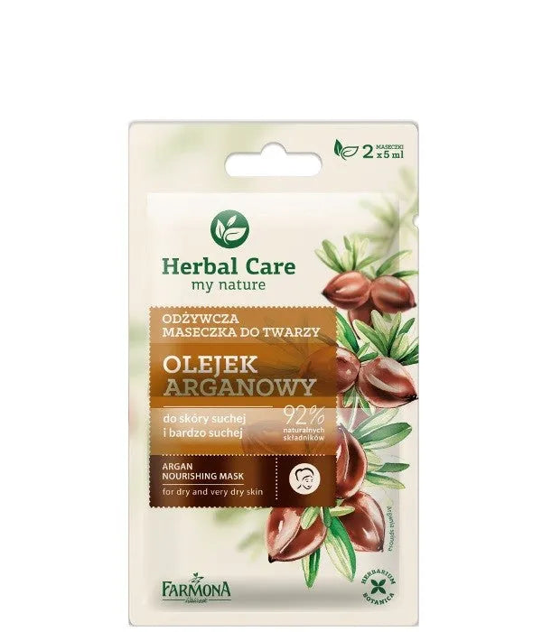 Farmona Herbal Care Maitinamoji kaukė Argan oil - sachet 5ml x 2 - Kosmetika