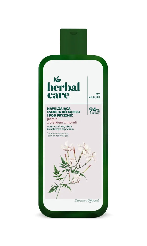 FARMONA Herbal Care Moisturizing Bath and Shower Essence - Jasmine with Apricot Oil 400 ml - Kosmetika