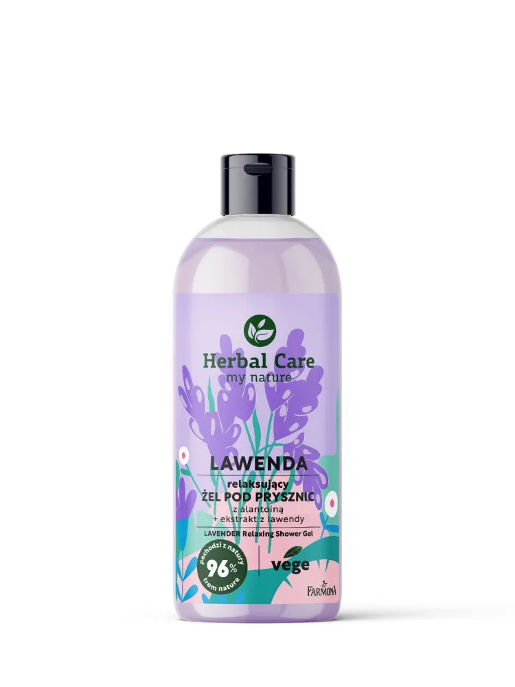 FARMONA Herbal Care Raminašis Dušo Gelis su Alantoinu - LAVANDA 500ml - Kosmetika