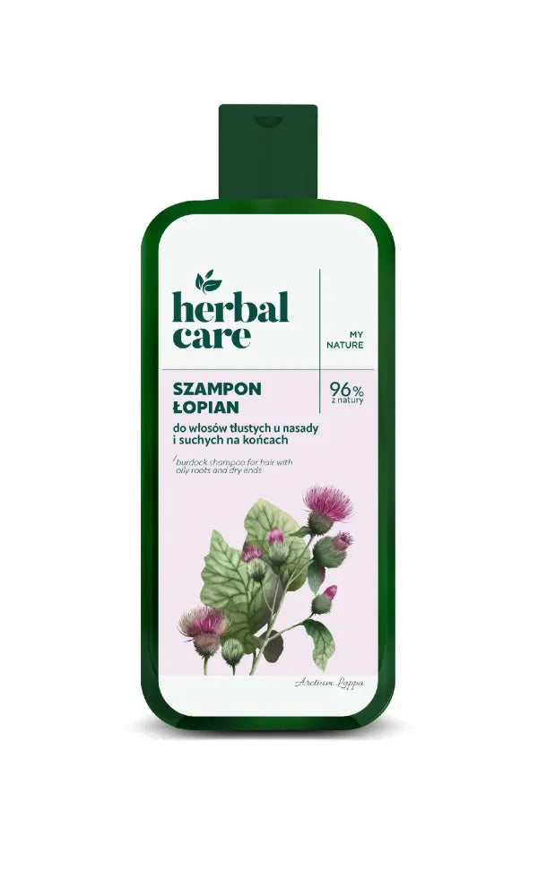 FARMONA Herbal Care Shampoo for oily hair at the roots and dry ends - Burdock 330 ml. - Kosmetika