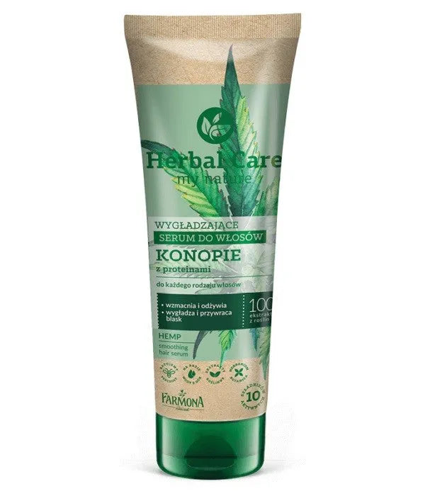 Farmona Herbal Care Smoothing Hair Serum Kanapių su baltymais 100ml - Kosmetika